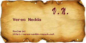 Veres Nedda névjegykártya